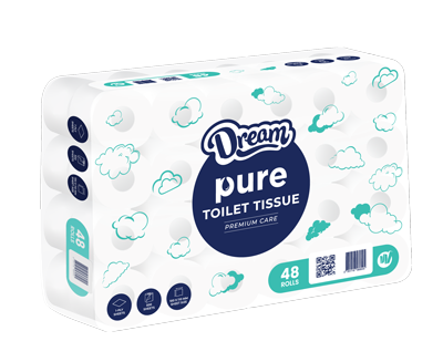 1 Ply Pure Toilet Tissue